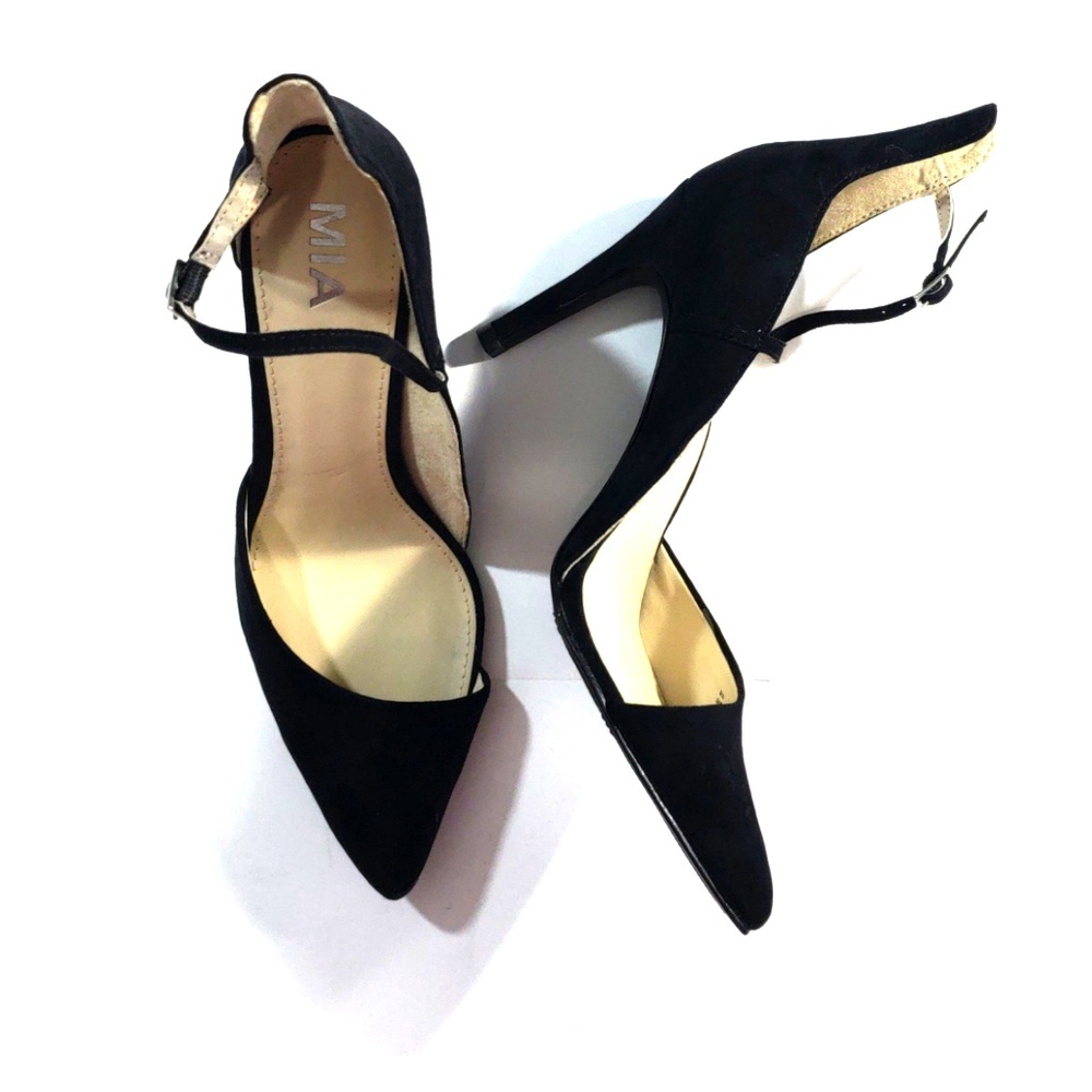 MIA black suede shoes size 8